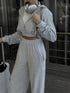 'June' Zip Up Hoodie and Pants Set - Celes Fashion